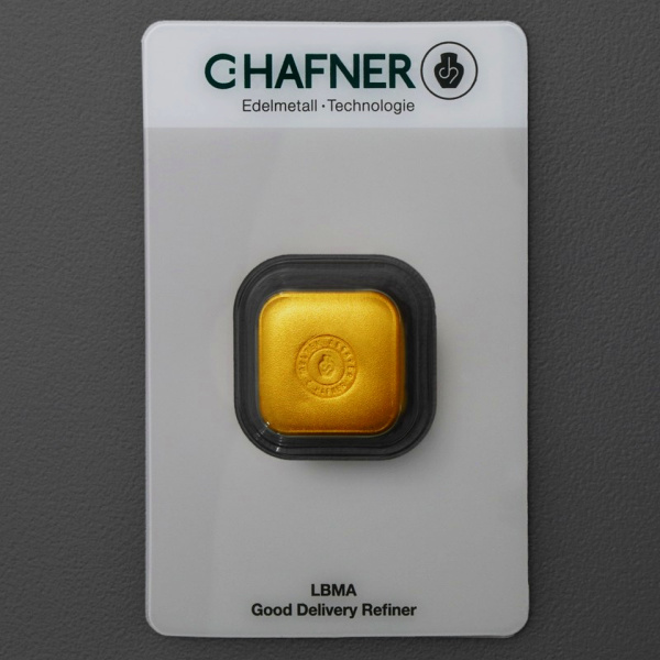 Goldbarren 50g C.HAFNER - Gussform
